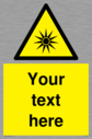 custom-optical-radiation-sign-add-your-own-custom-text-normal-delivery-times-app~