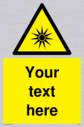 custom-optical-radiation-sign-add-your-own-custom-text-normal-delivery-times-app~
