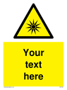 custom-optical-radiation-sign-add-your-own-custom-text-normal-delivery-times-app~