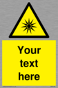 custom-optical-radiation-sign-add-your-own-custom-text-normal-delivery-times-app~
