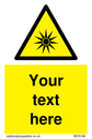 custom-optical-radiation-sign-add-your-own-custom-text-normal-delivery-times-app~