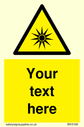 custom-optical-radiation-sign-add-your-own-custom-text-normal-delivery-times-app~