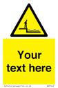 Custom Warning shallow water Text: 