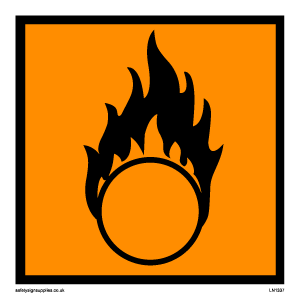 oxidising chip from safety sign supplies sign materials supplies