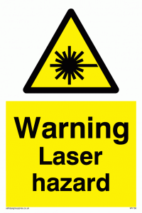 warning laser hazard