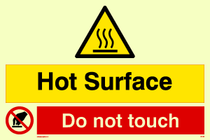 Hot Surface. Do not touch