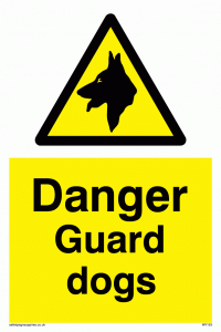 danger guard dogs