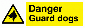 danger guard dogs