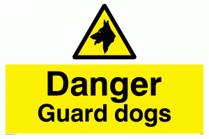 danger guard dogs