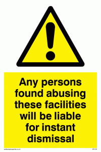 Persons abusing facilities