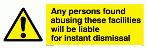 Persons abusing facilities