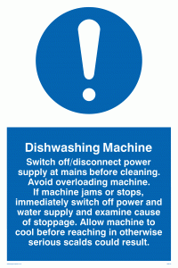 dishwashing machine rules