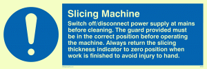 slicing machine rules