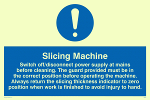 slicing machine rules