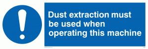 Dust extraction this machine