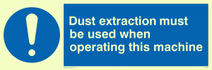 Dust extraction this machine
