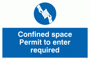 confined space permit to enter required