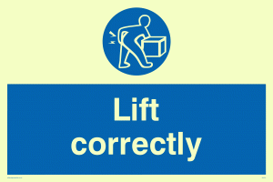 lift correctly