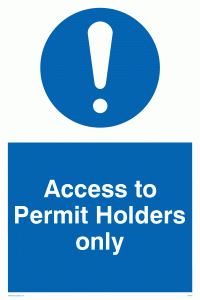 access to permit holders only