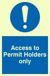 access to permit holders only