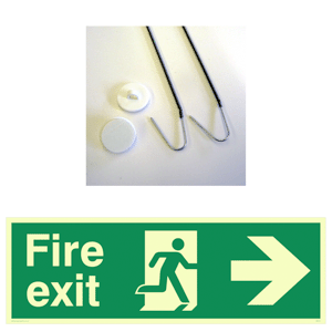 Fire Exit Right Sign