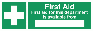 first aid for this department is available from