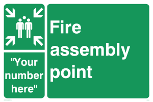 Custom Fire Assembly Point Sign