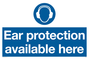Ear protection available here