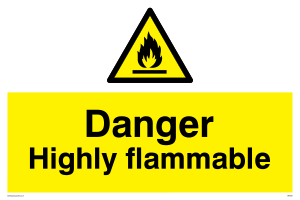 Danger Highly flammable