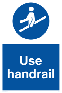 Use handrail