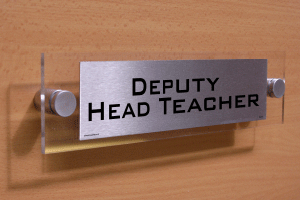 deputy head teacher - door sign