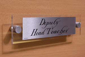 deputy head teach - door sign