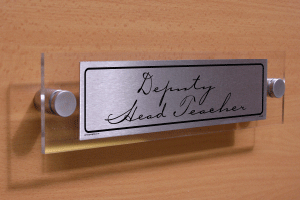 deputy head teacher - door sign