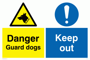 danger guard dogs keep out