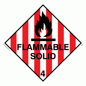 flammable solid