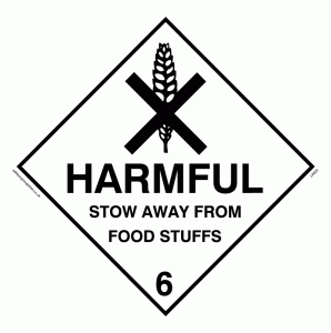 harmful stow away from food stuffs