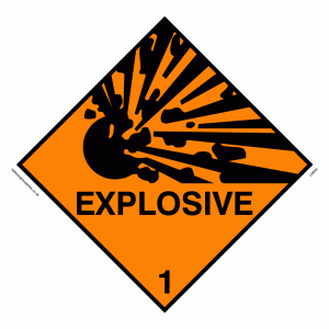 explosive from Safety Sign Supplies