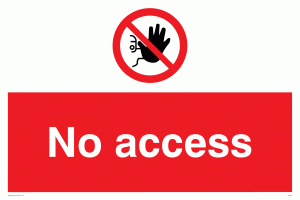 no access