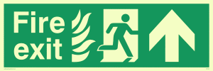 fire exit - safety sign