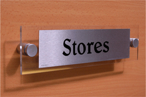 stores - door sign