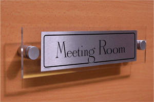 meeting room - door sign