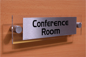 conference room - door sign