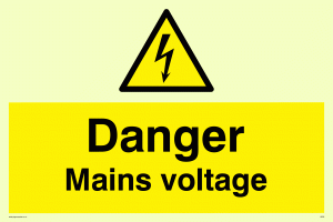 danger mains voltage