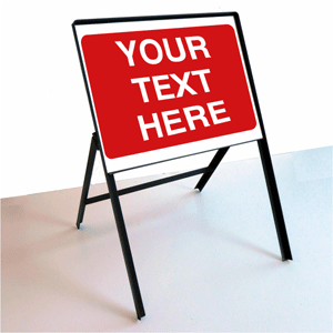 Custom prohibition frame sign