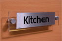 architectural--kitchen-door-sign-with-brushed-metal-finish--background-text-in-p~