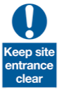 keep-site-entrance-clear-with-general-mandatory-symbol~