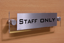 quotarchitectural---staff-room-office-door-sign-with-brushed-metal-finish--backg~
